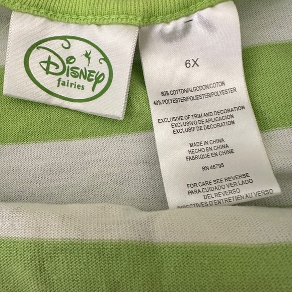 Disney Fairies Tinkerbell & Rosetta Girls Dress Size 6X - Picture 4 of 4